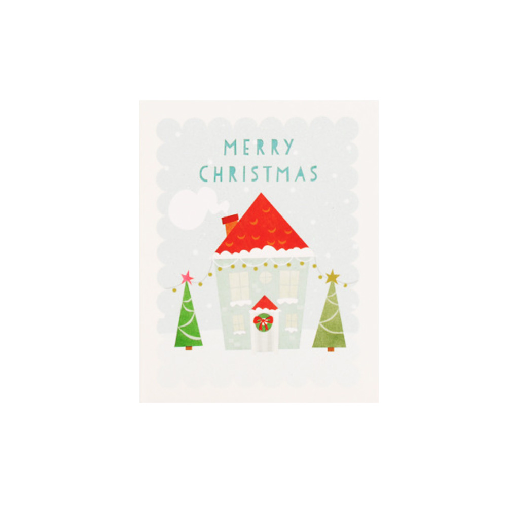 X-MAS _ Christmas house stamp