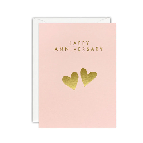 anniversary hearts minnows card